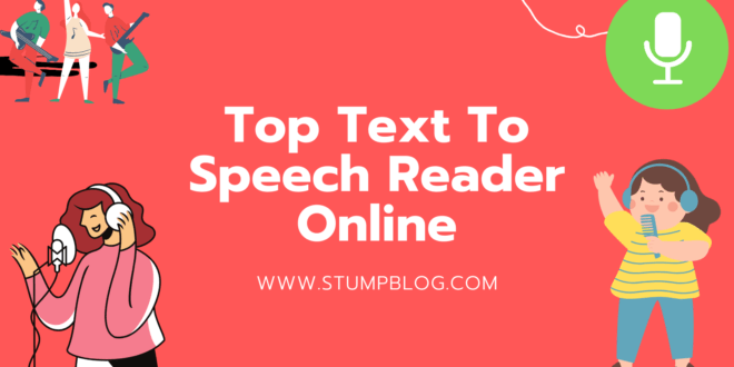 Top Text To Speech Reader Online 1
